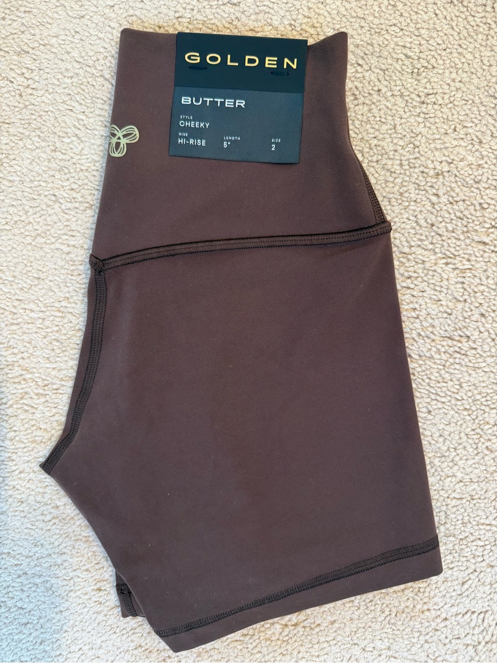 Aritzia Golden Butter Cheeky High-Rise Bike Shorts